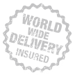 Worldwide delivery insured