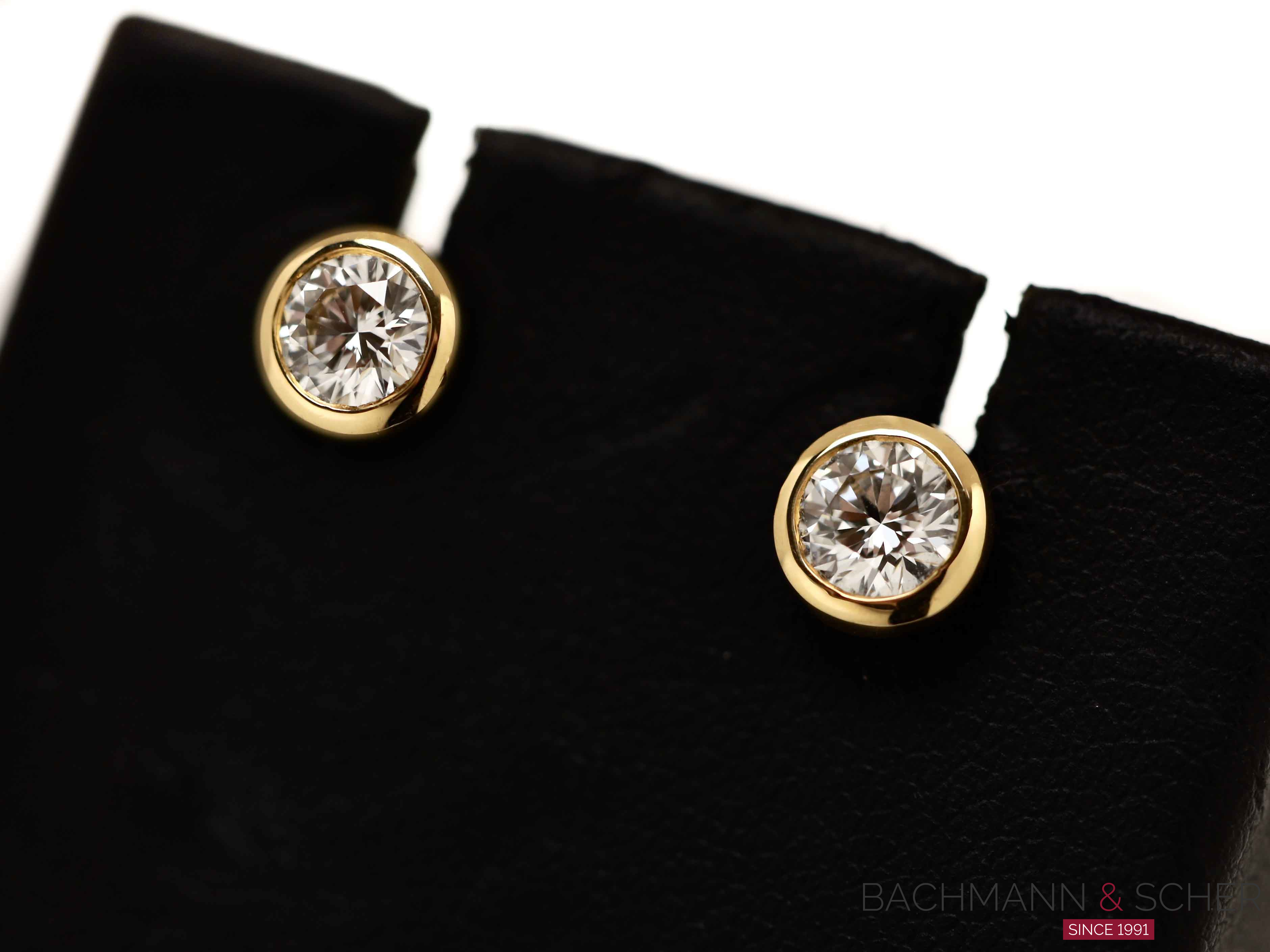 Elsa Peretti™ Diamonds by the Yard™ Earrings in Yellow Gold