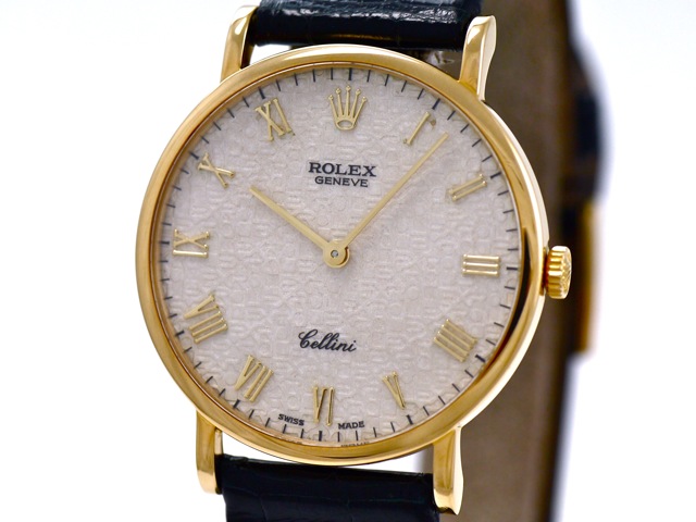 Rolex Cellini, Man Size, Manual, Ref. 5112/8, 18k Yelow Gold