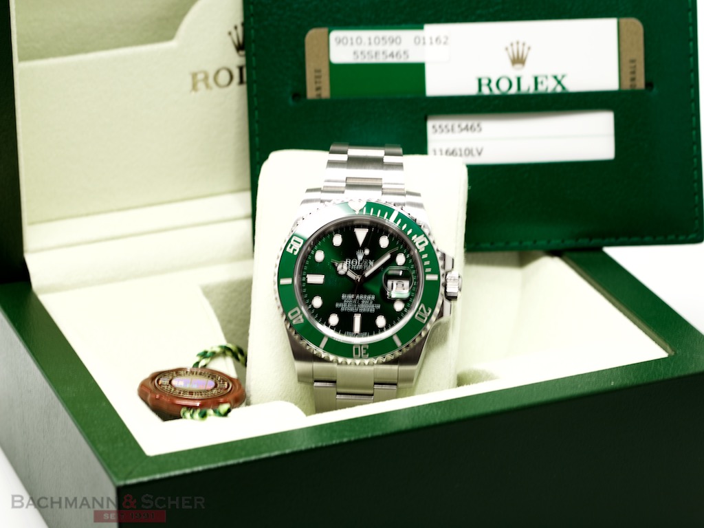 Rolex Hulk Submariner Date 116610LV Hulk Green – 2020 Box