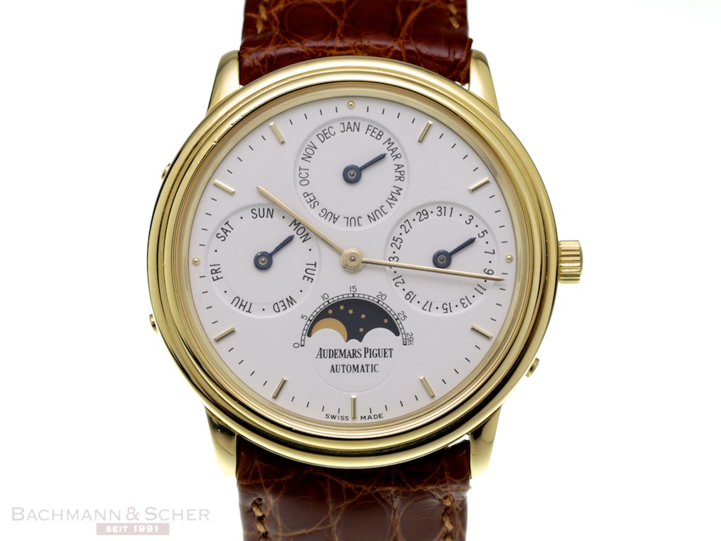 Audemars Piguet Perpetual Calender Ref 25548 BA 18k Yellow Gold