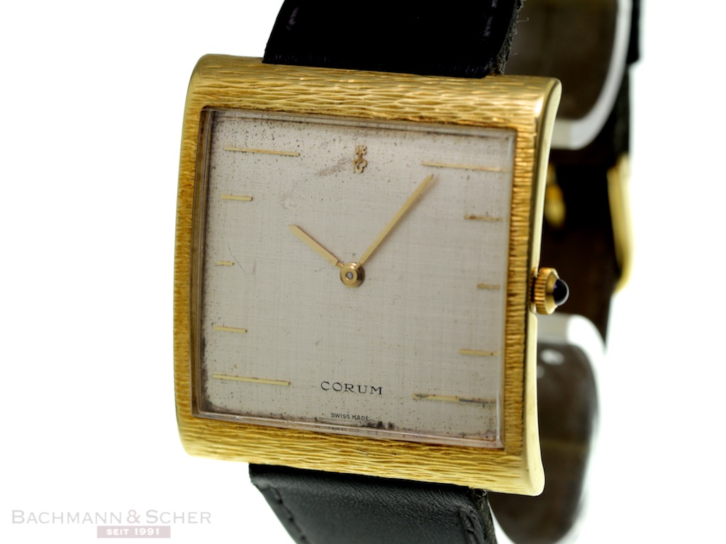 CORUM Vintage Buckingham 18k Yellow Gold Bj 1972