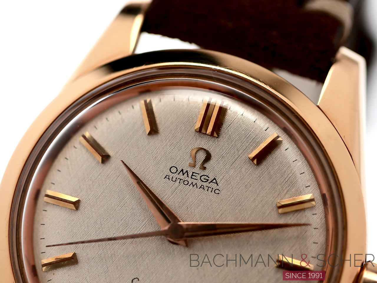 Omega Vintage Seamaster Automatic Ref-2975 18k Rose Gold Papers Bj