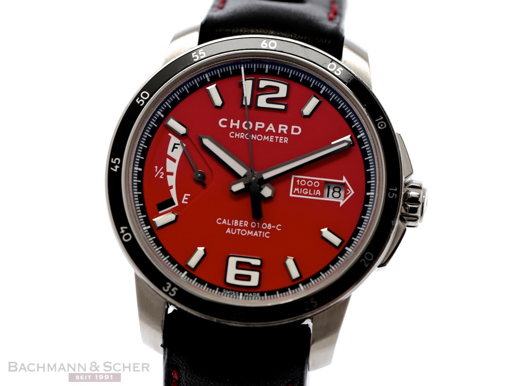 Chopard Mille Miglia in Red Ref 168566 3002 Stainless Steel