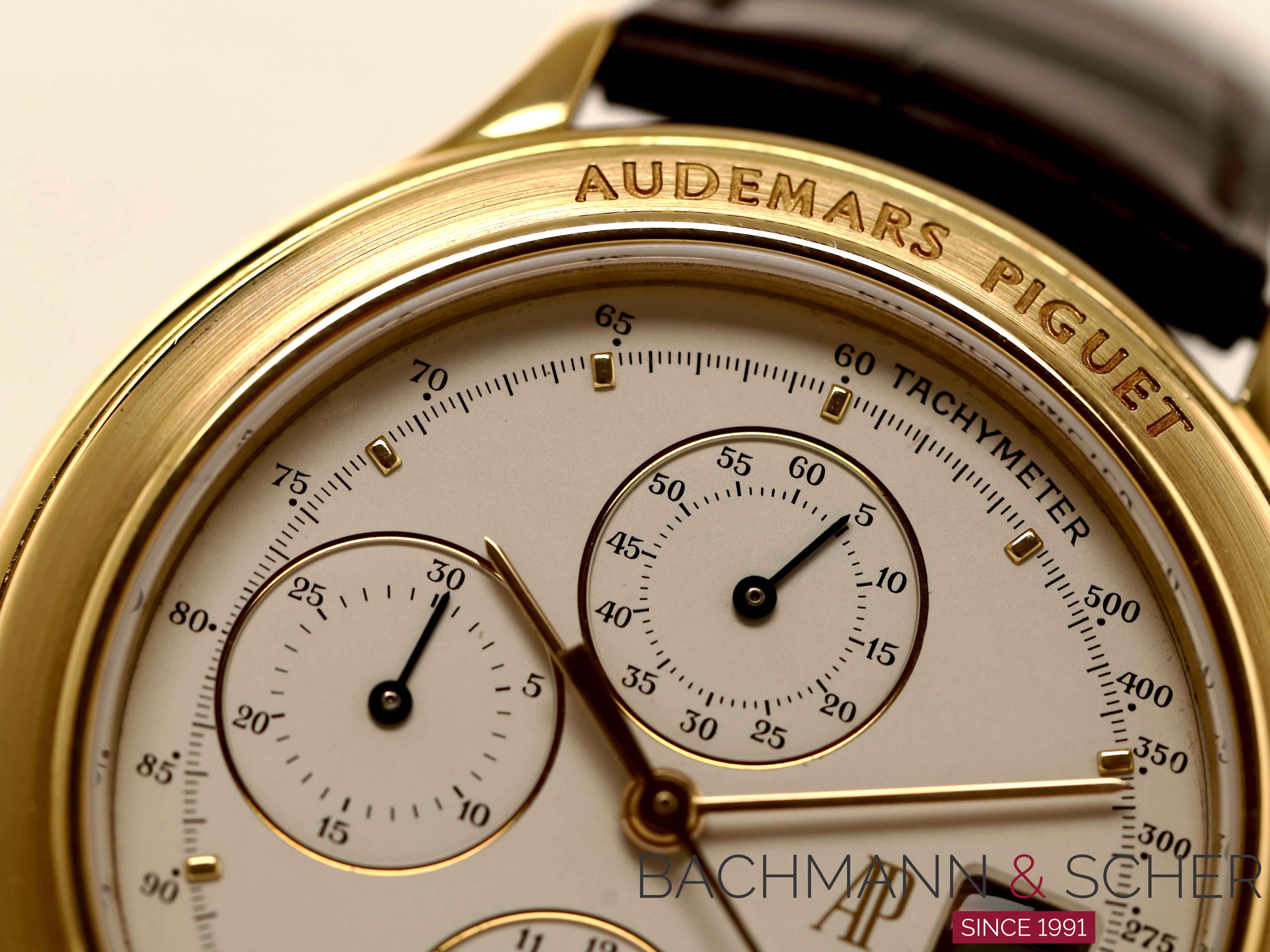 Audemars Piguet Hiutieme Chronograph Ref 25644 18K Yellow Gold Box