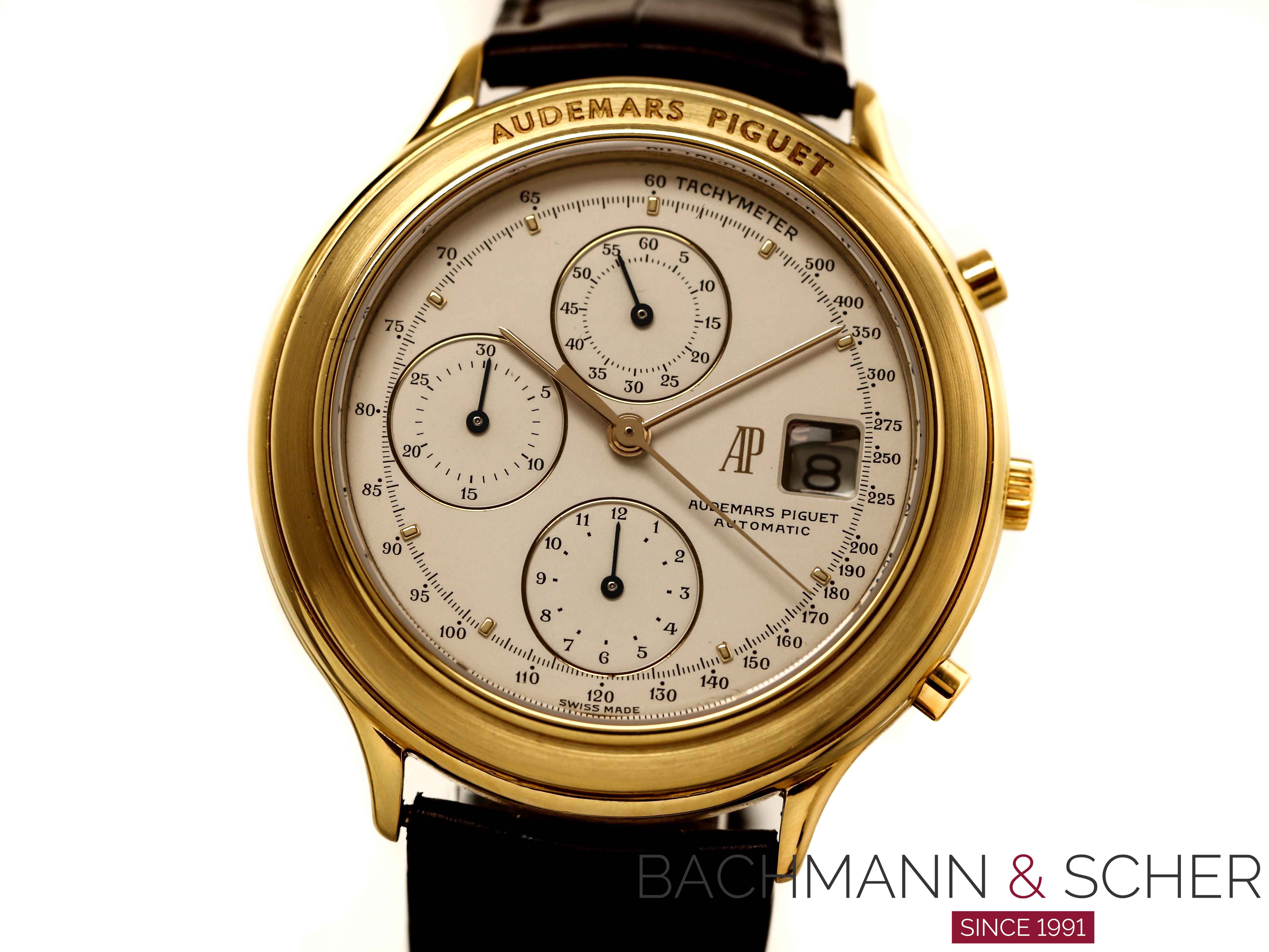 Audemars Piguet Hiutieme Chronograph Ref 25644 18K Yellow Gold Box