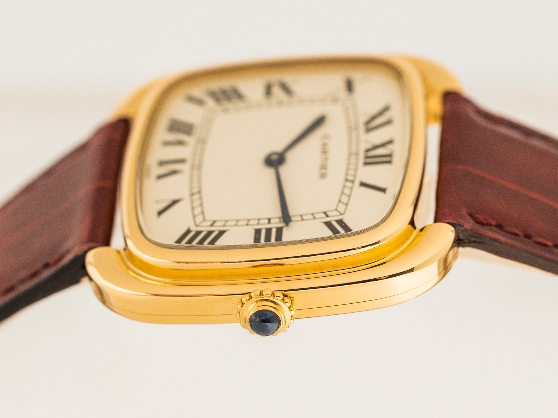 Cartier Vintage Gondole Horizontal Jumbo TV Louis Cartier 18k