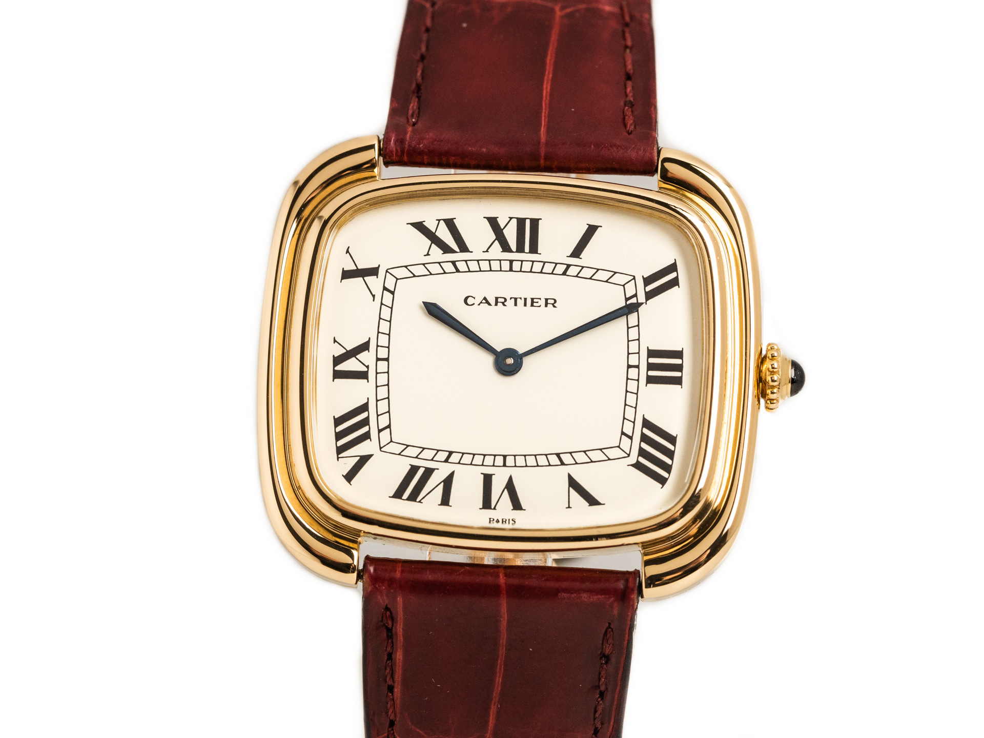 Cartier Vintage Gondole Horizontal Jumbo TV Louis Cartier 18k