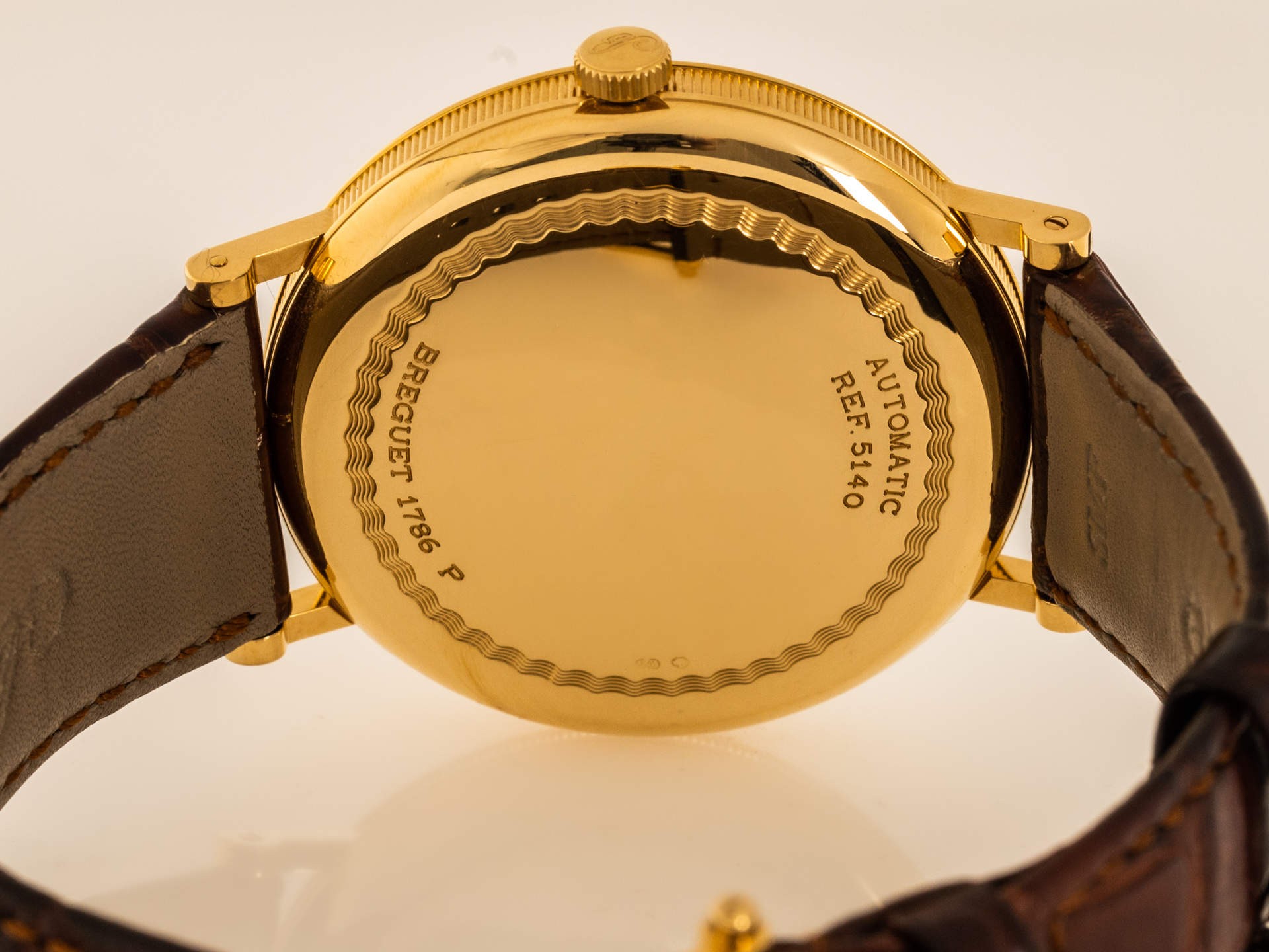 BREGUET GRAND FEU Ref 5140 18k Yellow Gold Enamel Dial Bj 2010