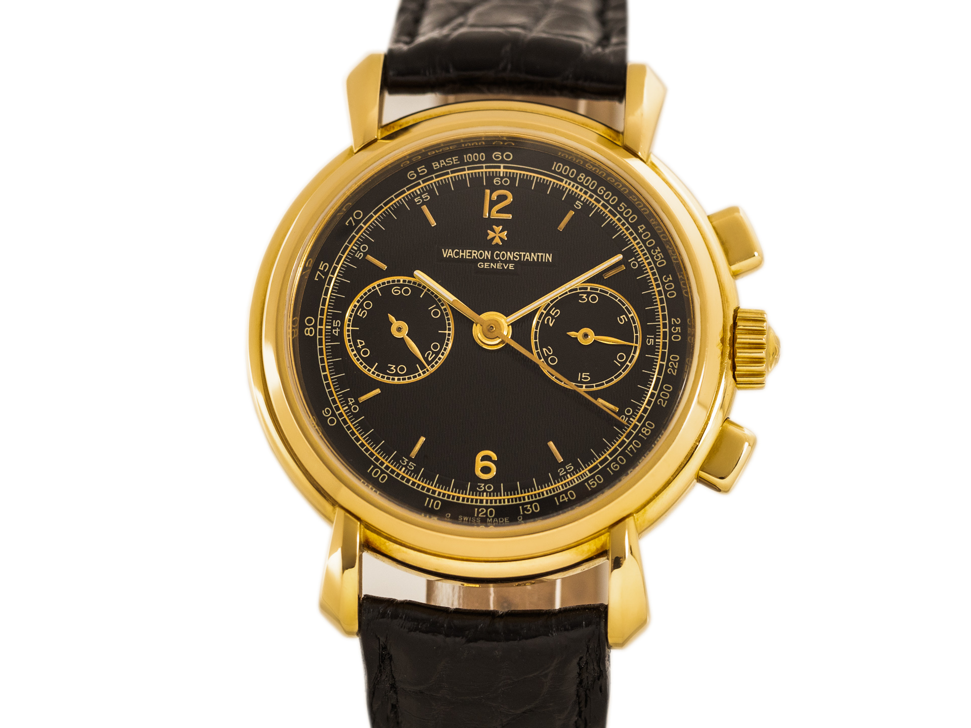 VACHERON CONSTANTIN LES HISTORIQUES Chronograph Ref-47101 18k Yellow ...