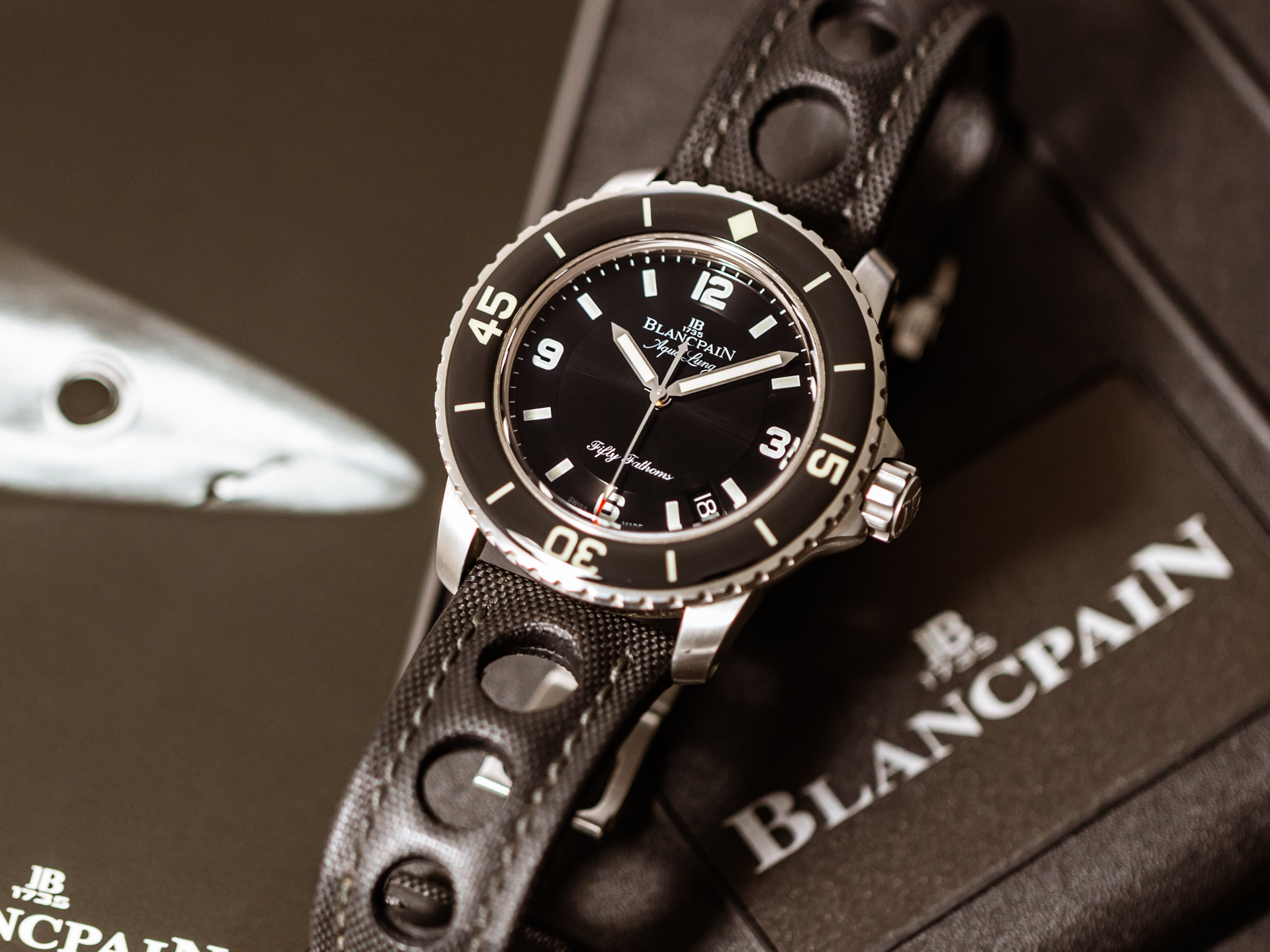 Blancpain fifty fathoms shop tribute to aqualung