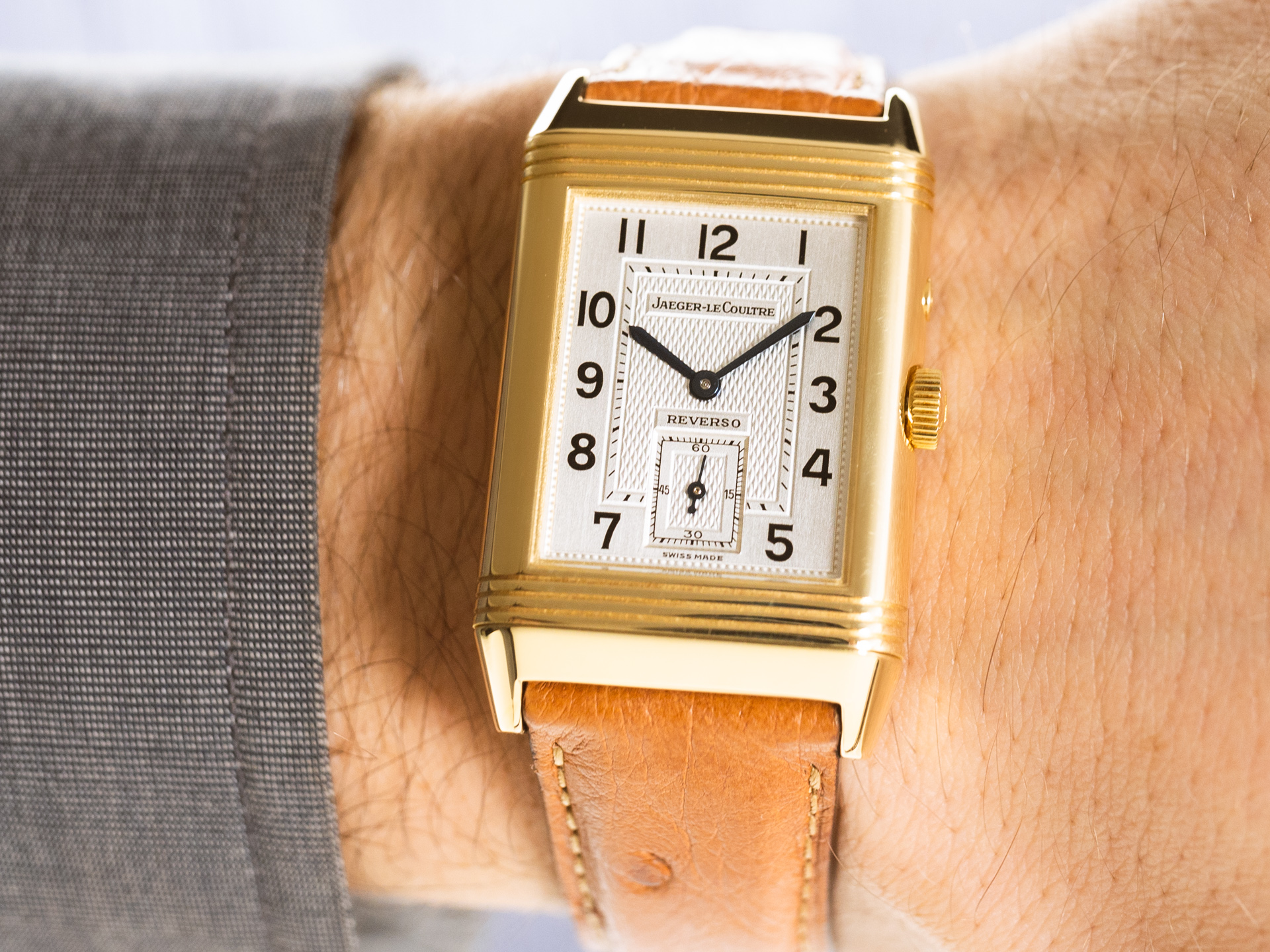 JAEGER LECOULTRE REVERSO DUOFACE Ref 270 140 542 18k Yellow Gold