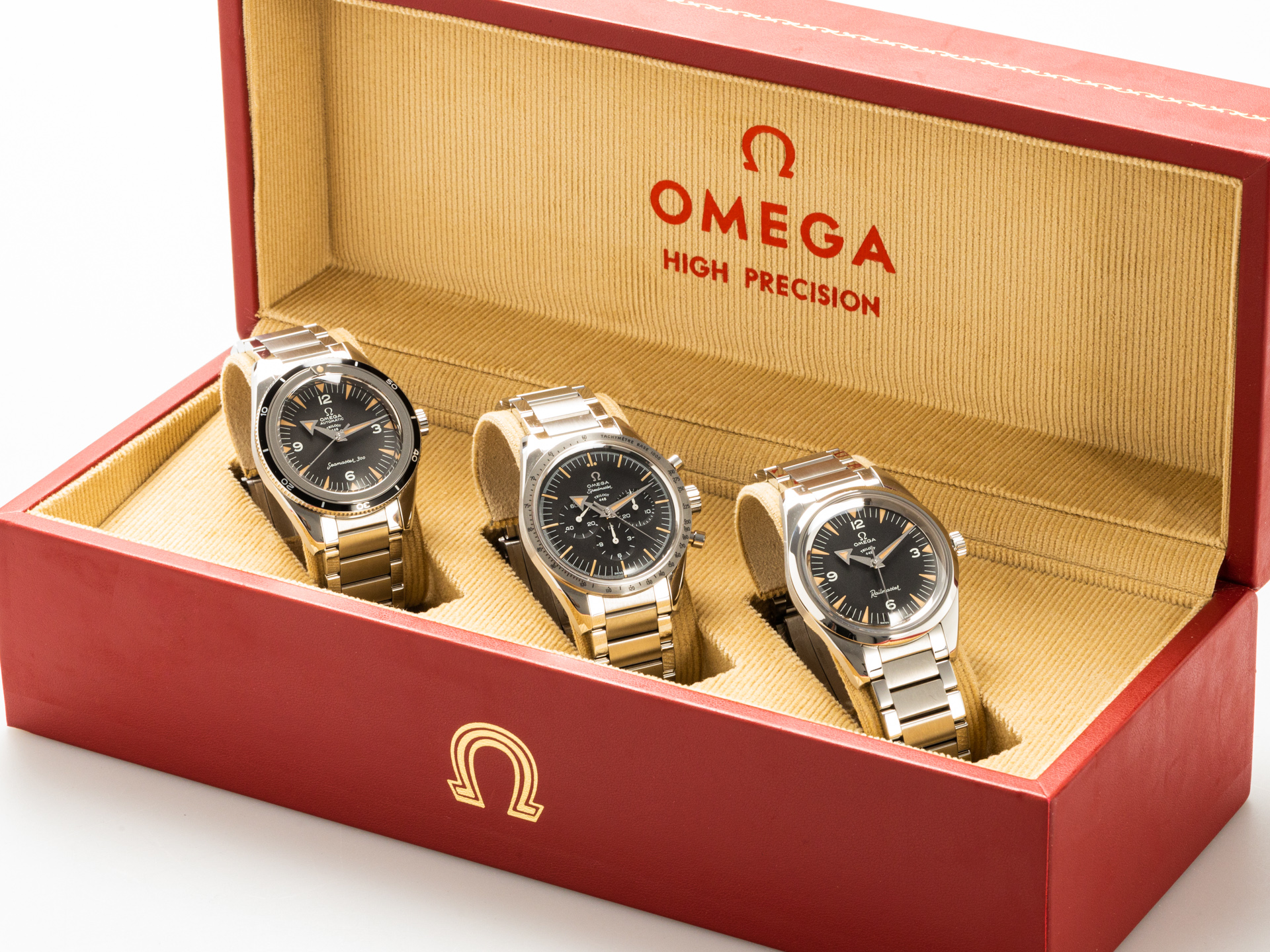 Omega trilogy box outlet set