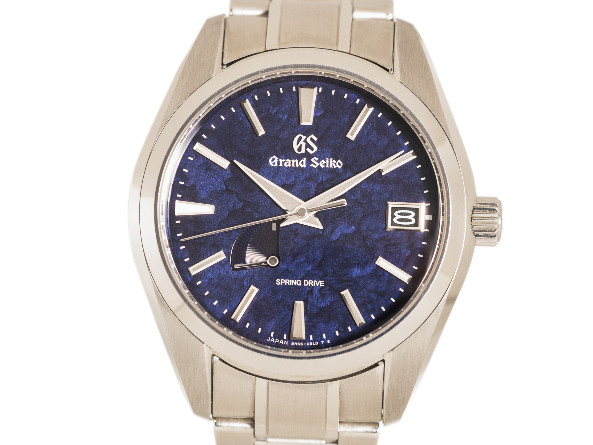 SEIKO GRAND SEIKO Ref SBGA496G Stainless Steel Blue Dial Papers Bj