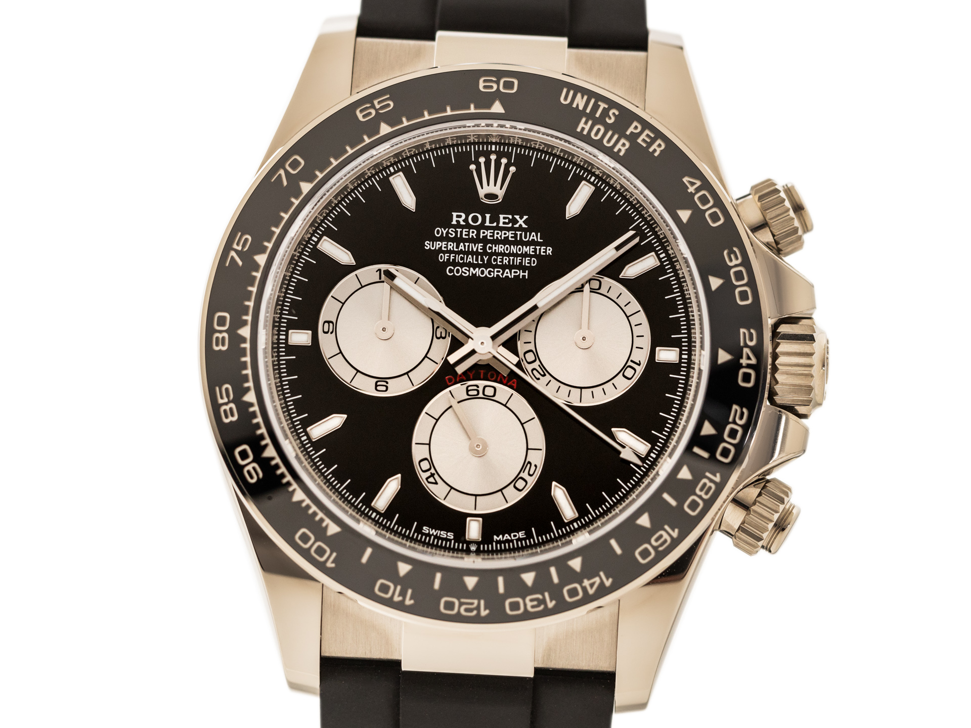 ROLEX DAYTONA COSMOGRAPH Ref-126519LN 18k White Gold Box Papers Bj-2023 ...