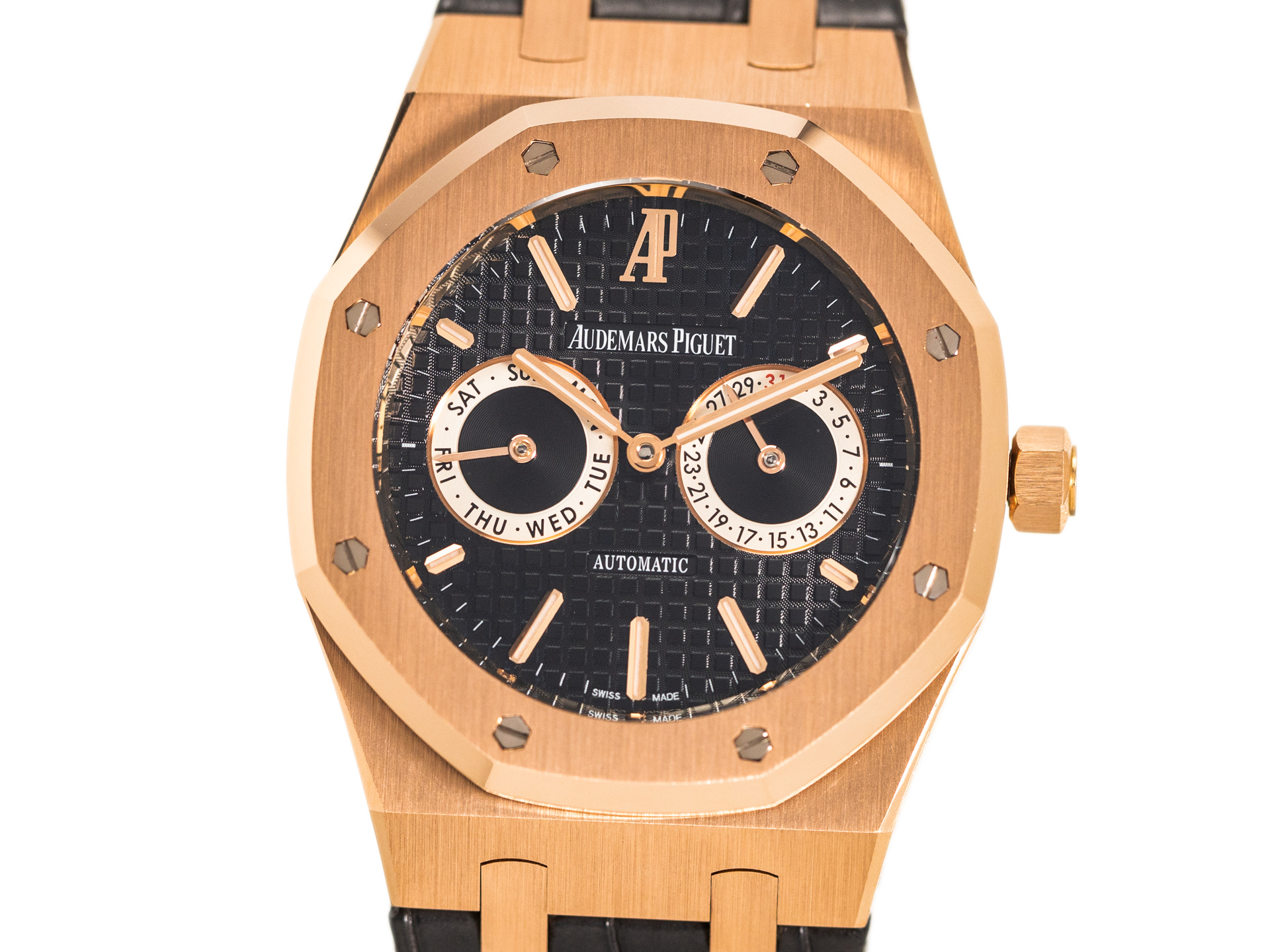 AUDEMARS PIGUET ROYAL OAK DAY DATE THE OWL Ref 26330OR 18k Rose