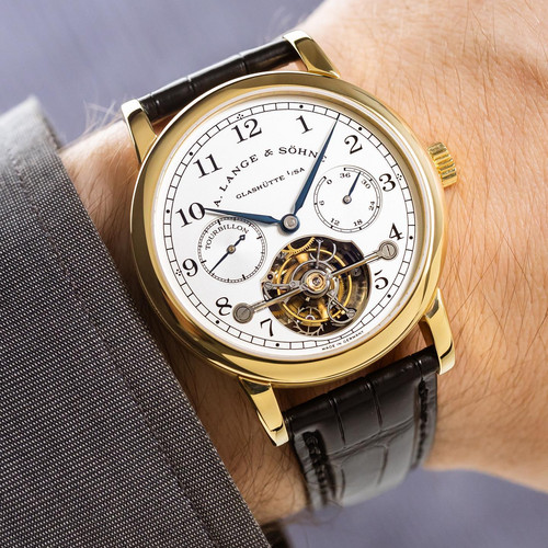 One of the most exciting Tourbillon watches ever made!A super high-class LANGE, that was first introduced in 1994 and...