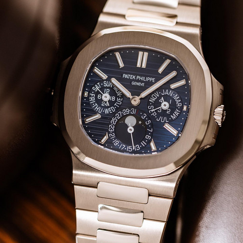 First grande complication within the Nautilus collection, this unworn Patek Philippe is an absolute stunner! Available...