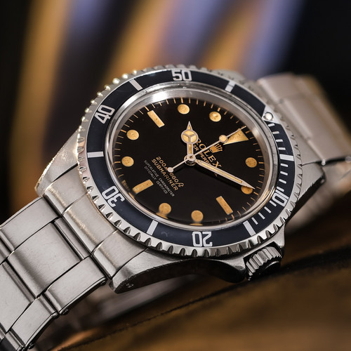 Amazing vintage Rolex / Submariner / 5512 / 4 Liner / glossy tritium dial / gilted indices and hands / 1965 ->...