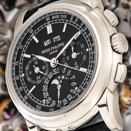 PP Perpetual Calendar Chronograph GRANDES COMPLICATION / Ref 5970P-001 / Box Papers / 2nd Back / Bj-2009 / Unpolished ...